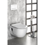 BRILLA závěsná WC mísa s bidet. sprškou, Rimless, 36,5x53 cm, bílá