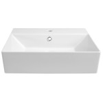 SISTEMA keramické umyvadlo 50x42cm, bílá