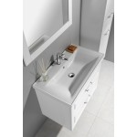 SAVA 80 keramické umyvadlo nábytkové 80x46cm, bílá