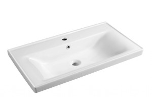 SAVA 80 keramické umyvadlo nábytkové 80x46cm, bílá
