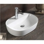 INES Well umyvadlo na desku 50 x 38 cm bílé