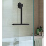 GUMMY stěrka do sprchy černá mat