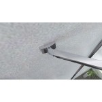 Sprchová zástěna 95x95, čtvercová, čirá, chrom(80+20/80+20) - ALFA LINE DUE