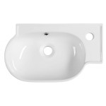YUMO keramické umývátko rohové 45x28cm, bílá