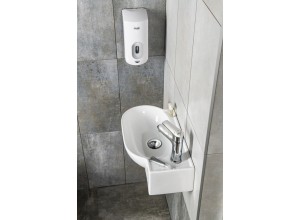 YUMO keramické umývátko rohové 45x28cm, bílá