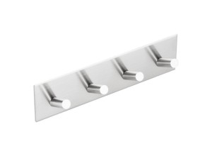 Samolepící čtyřháček, nerez mat