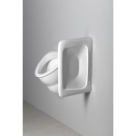 OLYMPOS keramická dělící stěna mezi urinály 40x62 cm