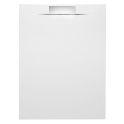 KAZUKO sprchová vanička z litého mramoru, obdélník 120x90cm, bílá