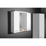 ZOJA/KERAMIA FRESH galerka s LED osvětlením, 70x60x14cm, bílá