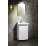 NEON skříňka otevírací s keramickým umyvadlem 50x41,5 cm, bílá