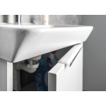 NEON skříňka otevírací s keramickým umyvadlem 50x41,5 cm, bílá