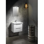 NEON skříňka s keramickým umyvadlem 60x41,5 cm, bílá