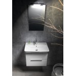 NEON skříňka s keramickým umyvadlem 60x41,5 cm, bílá