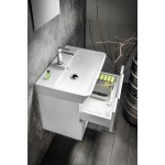 NEON skříňka s keramickým umyvadlem 60x41,5 cm, bílá