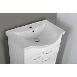 KERAMIA FRESH umyvadlová skříňka, 1 zásuvka, 60,6x74x34cm, bílá