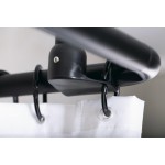 59611 Držák tyče pro sprchový závěs, černá