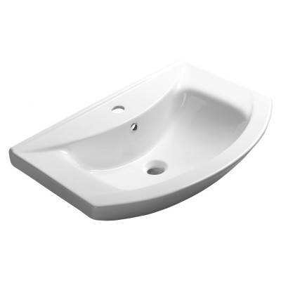 ZERO keramické umyvadlo nábytkové 65x46cm, bílá