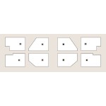 FLEXIA vanička z litého mramoru s možností úpravy rozměru, 140x80cm