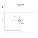 FLEXIA vanička z litého mramoru s možností úpravy rozměru, 150x80cm
