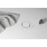 FLEXIA vanička z litého mramoru s možností úpravy rozměru, 80x80cm