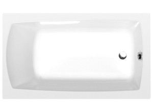 LILY obdélníková vana 130x70x39cm, bílá
