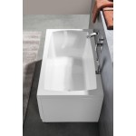 LILY obdélníková vana 130x70x39cm, bílá