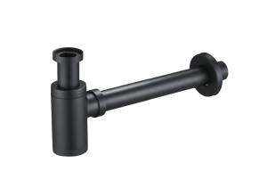 SIFON mosazný starožitná černá