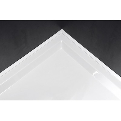 Krycí lišta pro vany a vaničky, 2x 1950mm, 2x roh, 2x zakončení, bílá