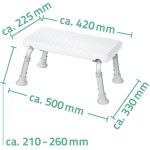 A0102601 Stolička s nastavitelnou výškou, sedák bílý, nosnost 150 KG