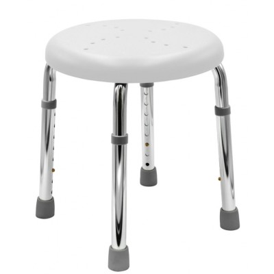 HANDICAP koupelnová stolička, průměr 35cm, bílá