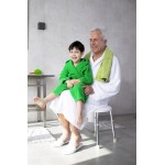 HANDICAP koupelnová stolička, průměr 35cm, bílá