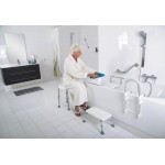 HANDICAP koupelnová stolička, průměr 35cm, bílá