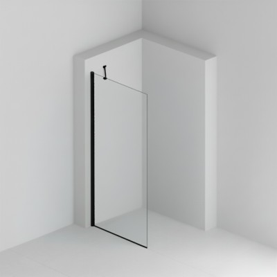 Pevná stěna ALFA 80 Black Clear