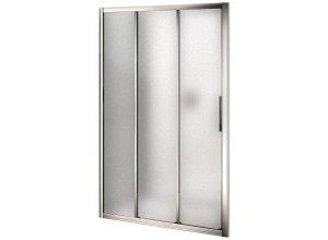 AFTER 100 Grape Třídílné posuvné sprchové dveře