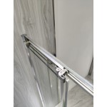 AFTER HARD 120x80 Clear Sprchový kout s mramorovou vaničkou