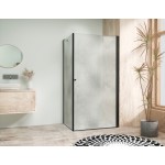 ALFA COMBI 100x80 Black/Grape Obdélníková sprchová zástěna