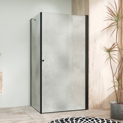 ALFA COMBI 100x90 Black/Grape Obdélníková sprchová zástěna