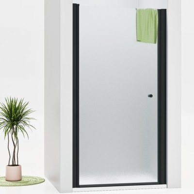 ALFA Black 85 Grape Sprchové dveře do niky jednokřídlé černé