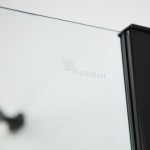 ALFA COMBI 90x90 Black/Čiré Čtvercová sprchová zástěna