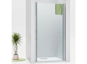 ALFA Chrom 100 Čiré Sprchové dveře do niky jednokřídlé