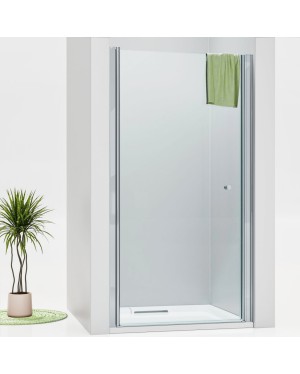 ALFA Chrom 100 Čiré Sprchové dveře do niky jednokřídlé