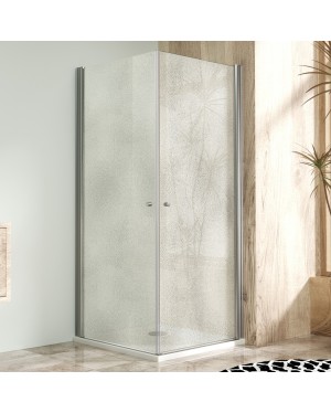 Sprchová zástěna 100x80, oboustranně otevírací, grape, chrom -  ALFA DUE