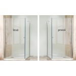 ALFA COMBI 100x70 Chrom/Čiré Obdélníková sprchová zástěna