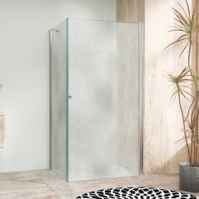 ALFA COMBI 100x80 Chrom/Grape Obdélníková sprchová zástěna