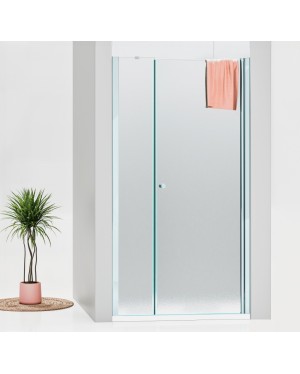 ALFA-V LINE Chrom 80 Grape Sprchové dveře jednokřídlé s pevnou stěnou v rovině (65+20)