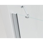 Sprchová zástěna 100x80, obdélníková, čirá, chrom (75+30/80) - ALFA LINE COMBI