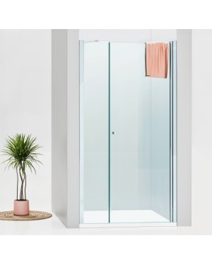 ALFA-V LINE Chrom 135 Čiré Sprchové dveře jednokřídlé s pevnou stěnou v rovině (80+60)