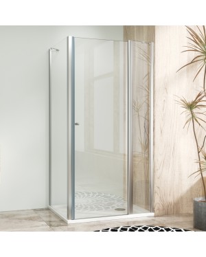 ALFA-V LINE COMBI Chrom 120x90 Čiré Sprchový kout s pevnou stěnou v rovině (90+30/90)