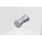 Sprchová zástěna 95x85, oboustranně otevírací, čirá, chrom -  ALFA DUE