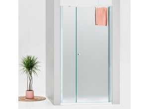 ALFA-V LINE Chrom 130 Grape Sprchové dveře jednokřídlé s pevnou stěnou v rovině (95+40)